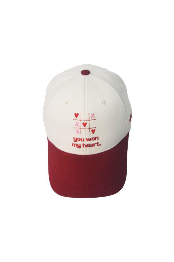 YOU WON MY HEART -OFF WHITE & MAROON