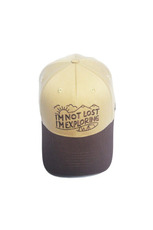 I AM NOT LOST I AM EXPLORING -BROWN & BEIGE