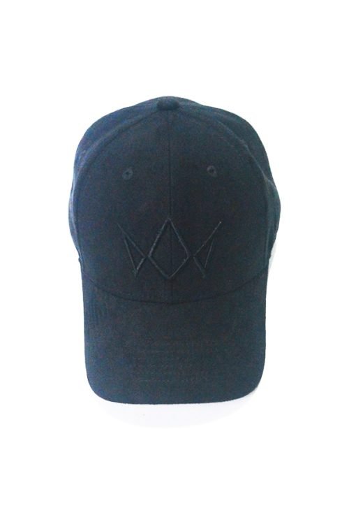 SIGNATURE OF CROWN- BLACK (SUEDE FABRIC)