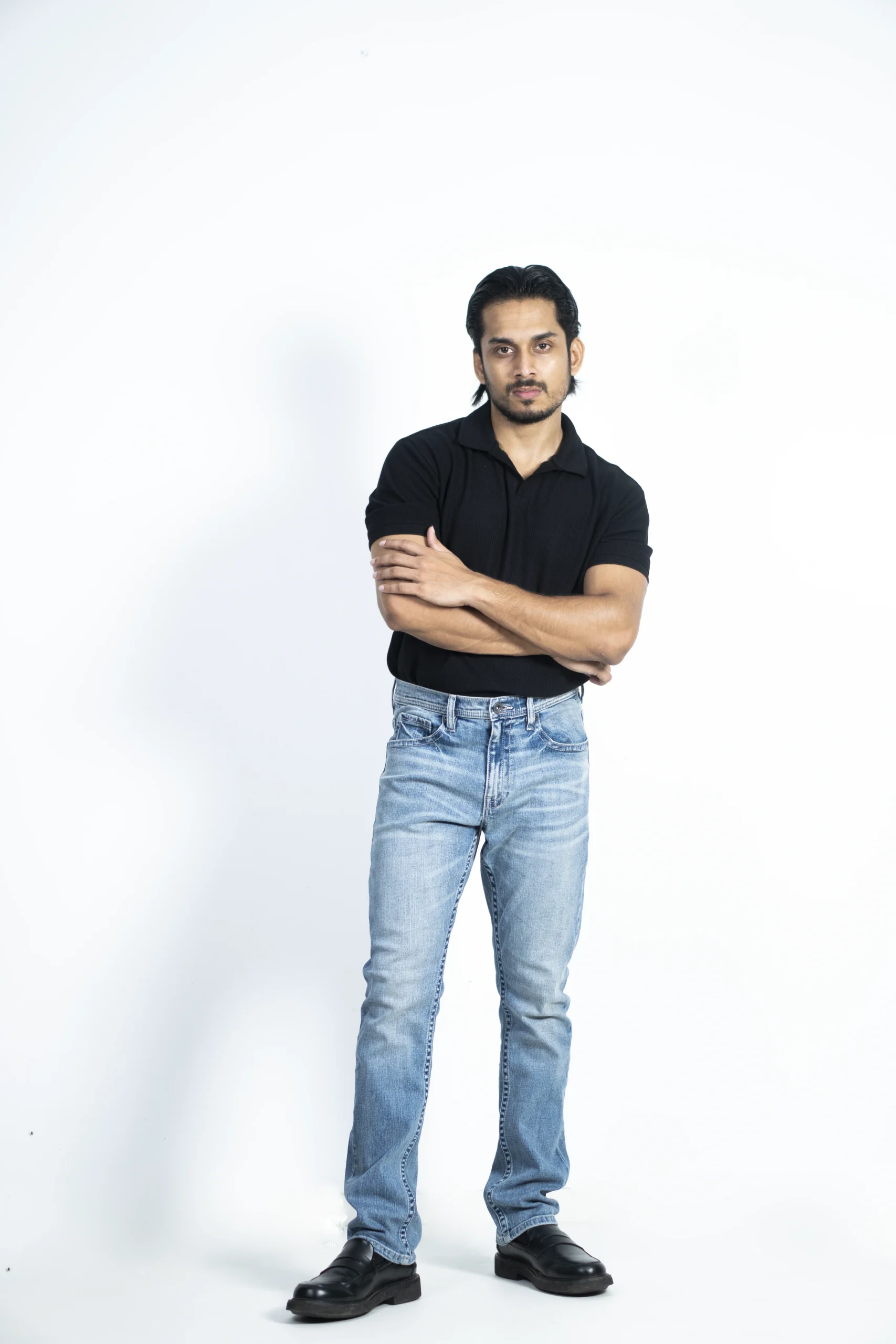MEN'S REGULAR FIT JEANS- LIGHT WASH - Image 3