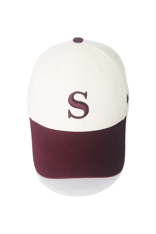 CROWN SPECIAL LETTER S – OFF WHITE & BORDEAUX